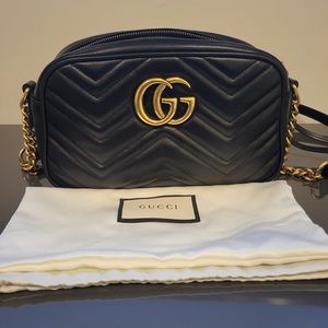 GG Marmont small matelassé shoulder bag